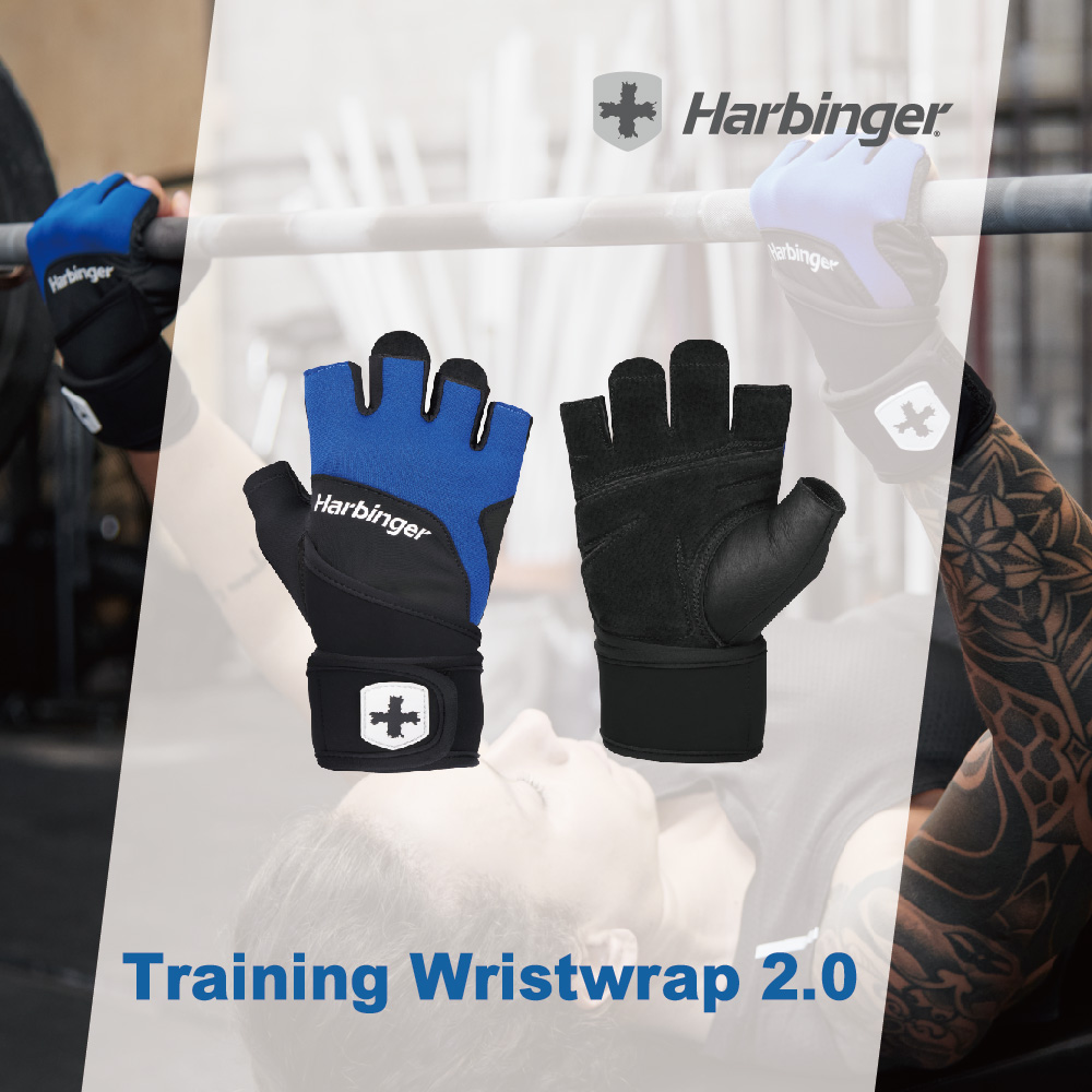【Harbinger】Training Wristwrap 2.0 重訓/健身專業護腕手套（總代理公司貨）